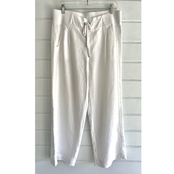 Athleta Pants & Jumpsuits Athleta Cabo Wide Leg Linen Pants Stretch
